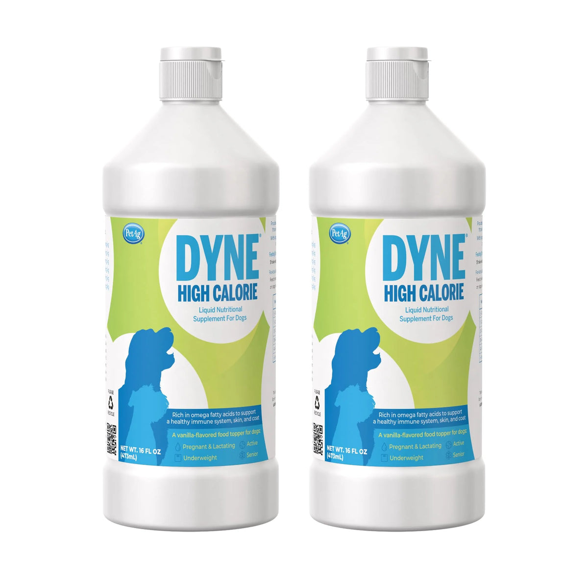 High Calorie Liquid Nutritional Supplement for Dogs & Puppies 16 oz Pack of 2 I676