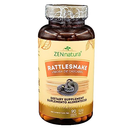 90 Capsules 500 mg Rattlesnake Powder E159