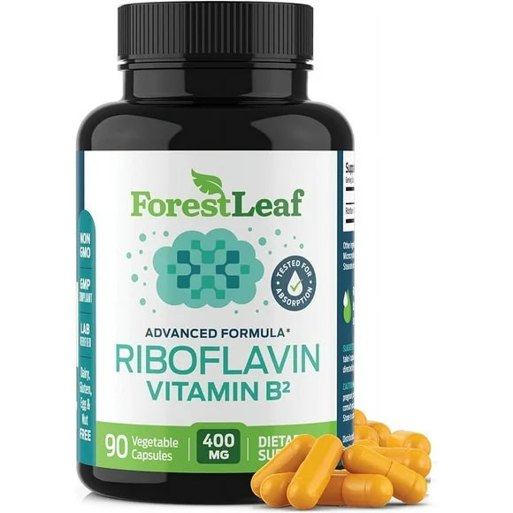 Riboflavin Vitamin B2 400 mg 90 Capsules E3651