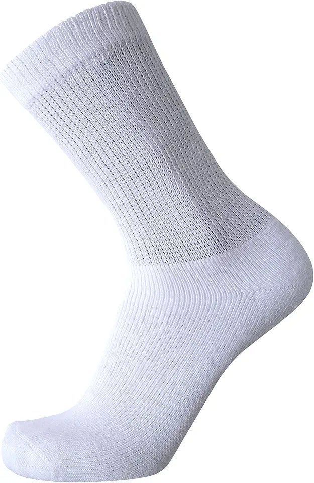 Loose Fitting Crew Sock for Edema Pack of 2 A71386