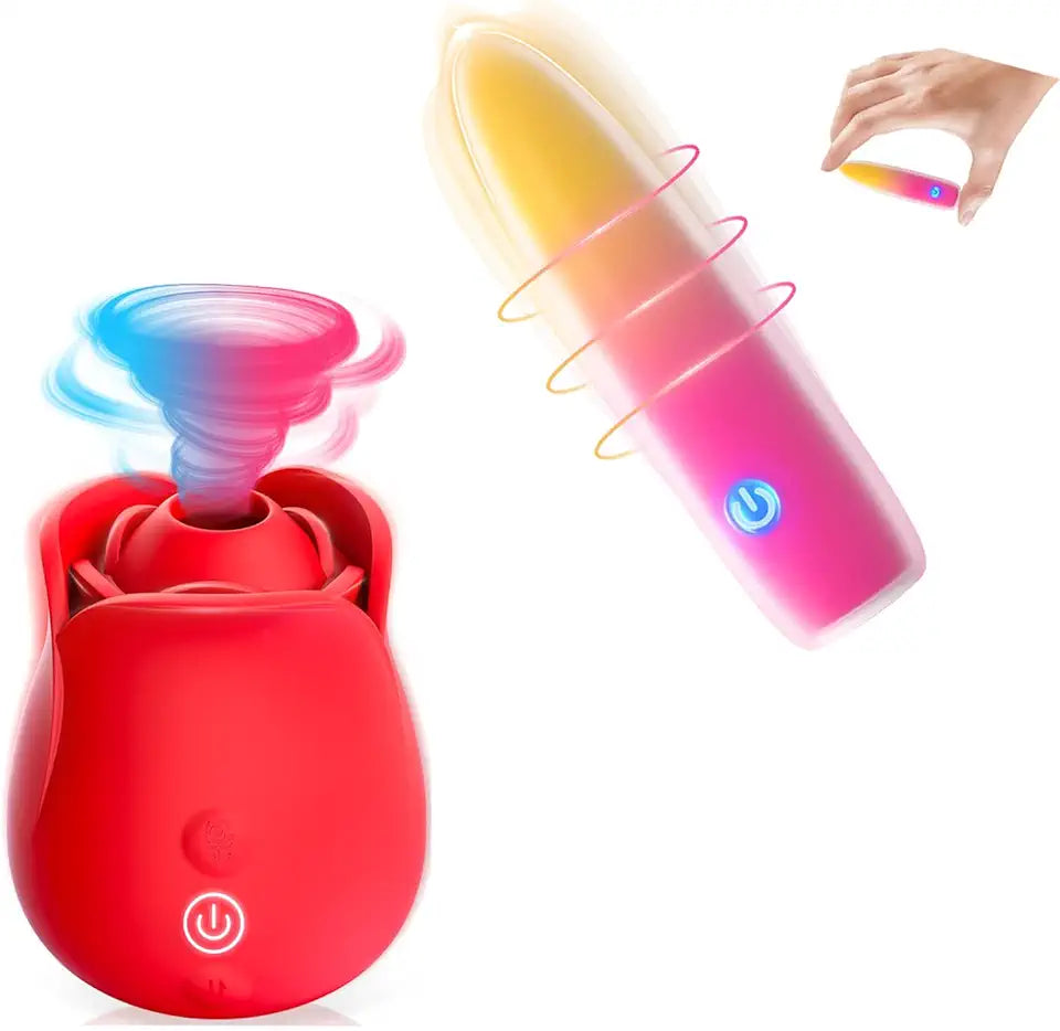 Clitoral Sucking Vibrator with 7 Suction Mini Bullet Vibrator B183