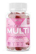 Sugar Free Vegetarian Gummy Vitamins with 19 Essential Nutrients Cherry Flavor 60 Count K50946