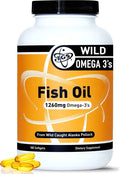Omega 3 Fish Oil Supplement 1260mg EPA DHA 180 Capsules J58416