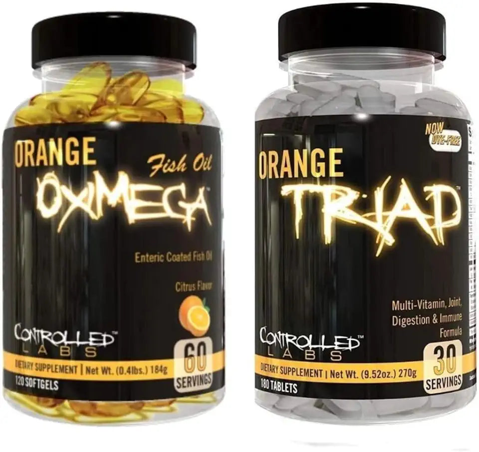 Orange Triad 30 Servings, Orange Oximega Fish Oil 120 Count T14094