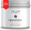 L-Glutathione 98% 500mg Supplement 120 Capsules B944