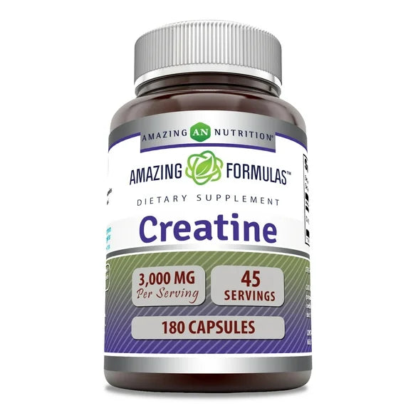 Creatine Monohydrate 3000 Mg 180 Capsules Supplement G15969