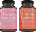 Keratin Hair Booster with Biotin 60 Caps & Collagen Booster 120 Caps J79461