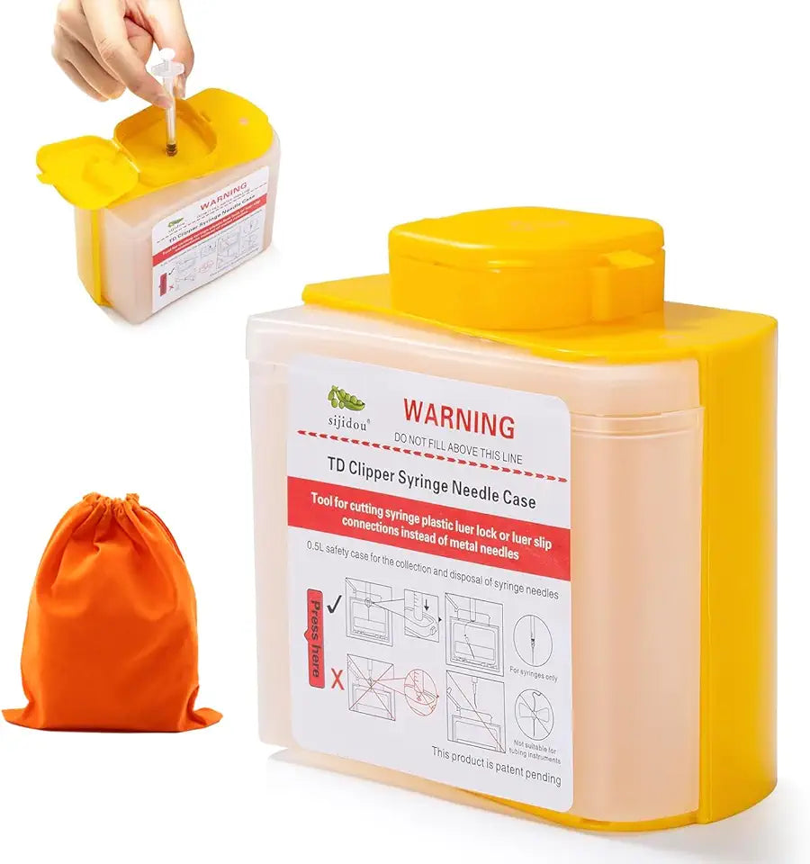 Syringe Needles Clipper with Drawstring Bag I993