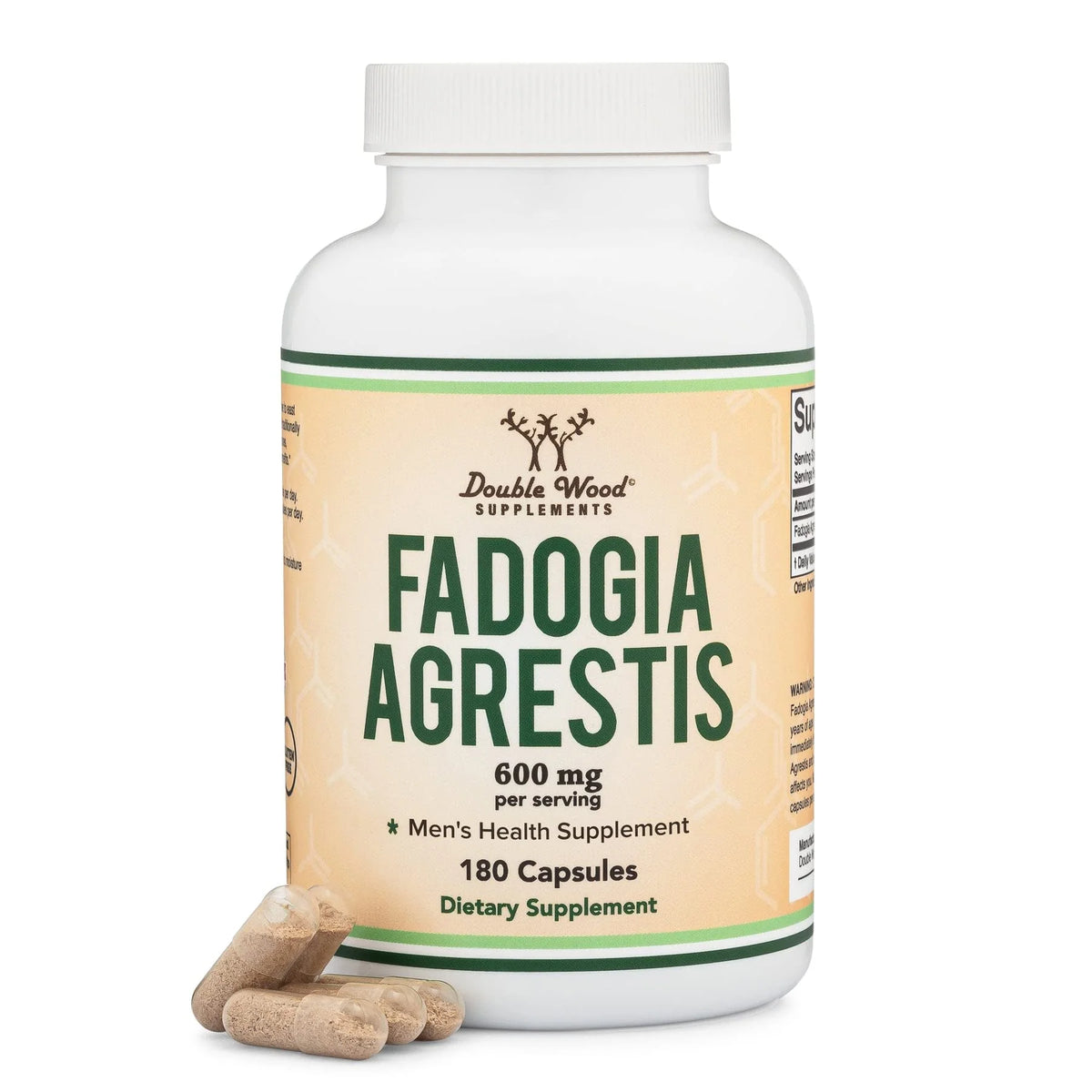 Fadogia Agrestis 600mg 180 Capsules M165