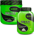Vanilla Ice Cream Whey Protein 44 Servings and Creatine Powder Z5512