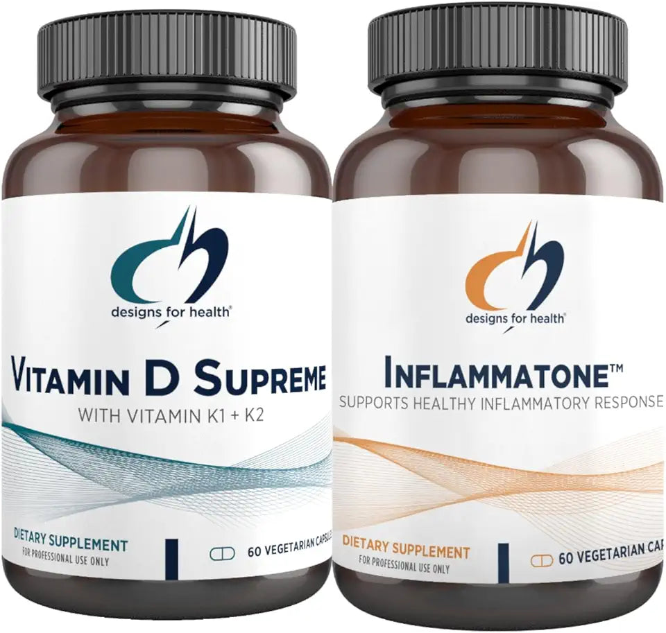 Vitamin D3 5000 IU + Vitamin K Enzyme Botanical Blend Bundle O47014