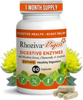 60 Capsules Digestive Enzymes Probiotics Prebiotics Supplement X70332