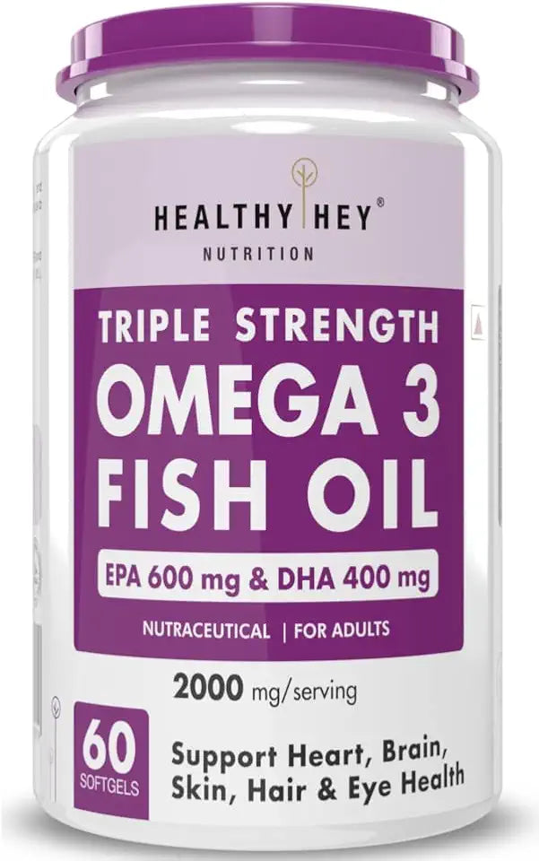 Omega 3 Fish Oil 60 Softgel Capsules J98204
